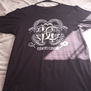 Roberto Cavali black t shirt